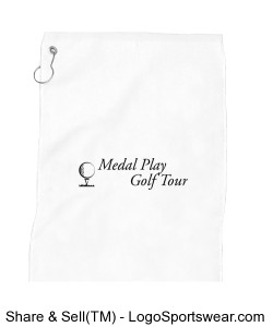 White Golf Towel Design Zoom